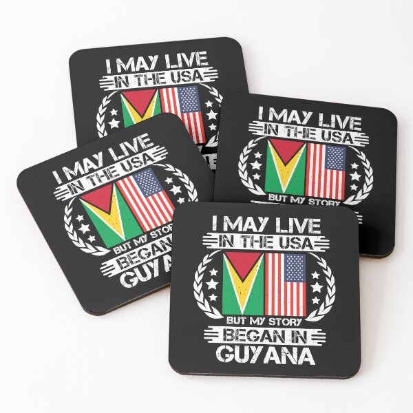 Item preview, I May Live In The USA But My Story Began In Guyana   designed and sold by CosmoKitsch.