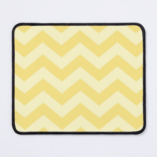 Item preview, Canary Pale Lemon Yellow Chevron Pattern Design designed and sold by burbankdesigns.