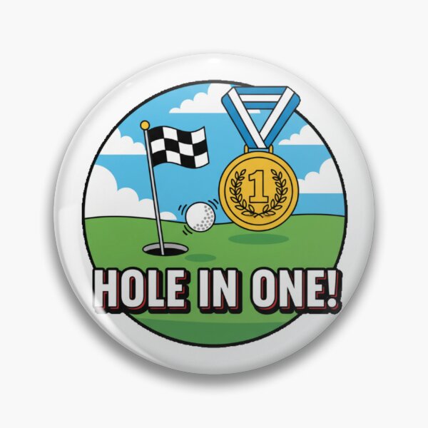 Item preview, Golf Gold Medal HOLE IN ONE! designed and sold by Giulivo Store Graphic.