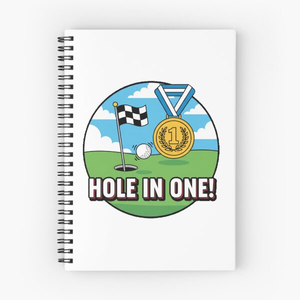 Item preview, Golf Gold Medal HOLE IN ONE! designed and sold by Giulivo Store Graphic.