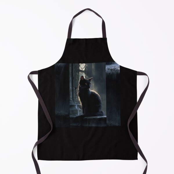 Item preview, Moonlit Gothic Cat with Enchanted Eyes #9 designed and sold by Helios Be. Lavsh.