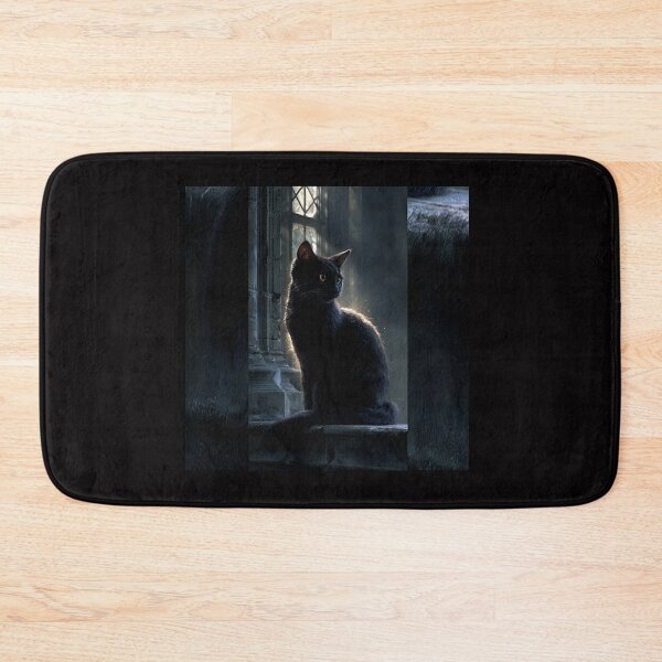 Item preview, Moonlit Gothic Cat with Enchanted Eyes #9 designed and sold by Helios Be. Lavsh.