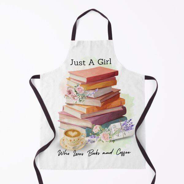 Item preview, Just a Girl who loves books and coffee designed and sold by lchantellstudio.