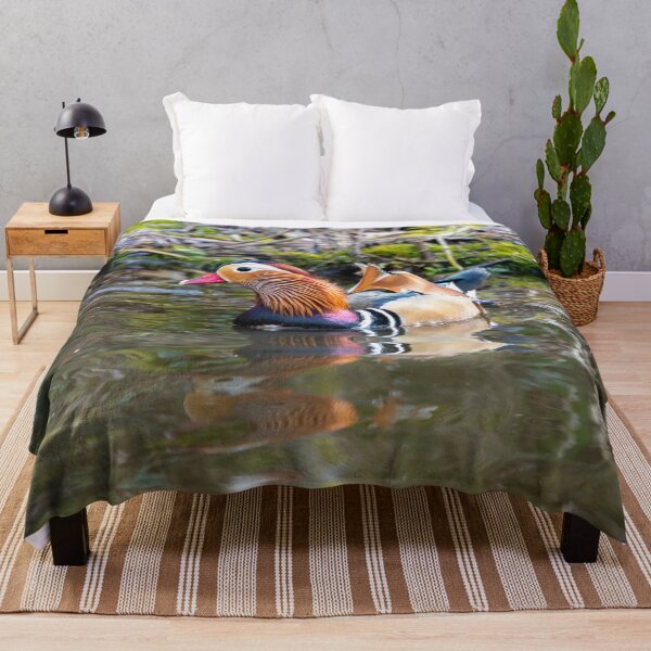 Item preview, Male Mandarin duck in pond designed and sold by Stephen Jarman.