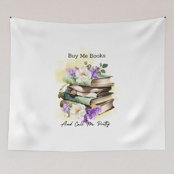 Item preview, Buy me Books and call me pretty designed and sold by lchantellstudio.