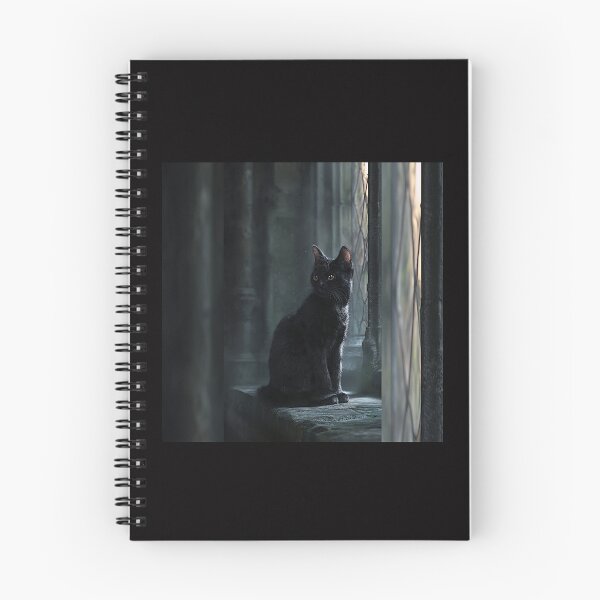 Item preview, Moonlit Gothic Cat with Enchanted Eyes #10 designed and sold by Helios Be. Lavsh.