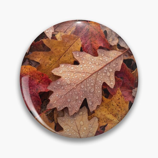 Item preview, Fallen Maple and Oak Leaves Litter Forest Floor designed and sold by Tridentulus.