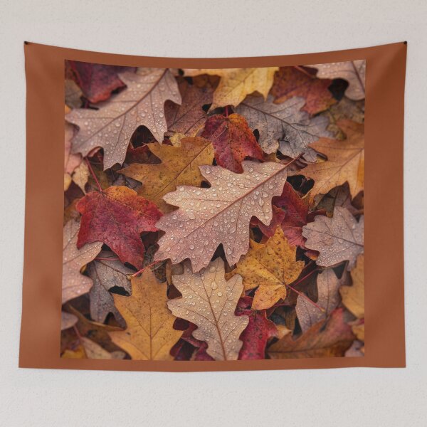 Item preview, Fallen Maple and Oak Leaves Litter Forest Floor designed and sold by Tridentulus.