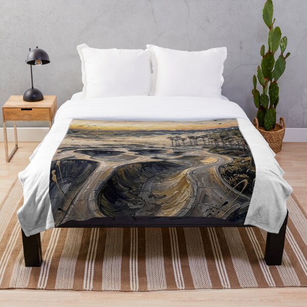 Item preview, Sunset Skatepark Coastal Landscape Painting designed and sold by Meteor Destroyer.