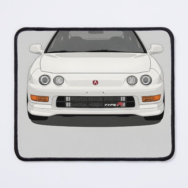 Item preview, Acura Integra Type R 1998 Front View Illustration JDM Classic Sports Car Minimalist Poster designed and sold by Motorline44.