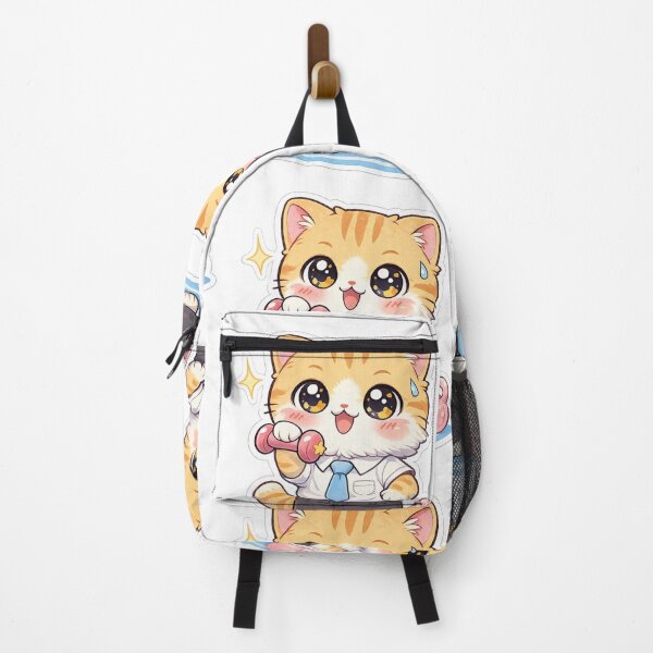 Item preview, Executive Exercise – Kawaii Orange Tabby Office Cat Workout designed and sold by ahfas86.