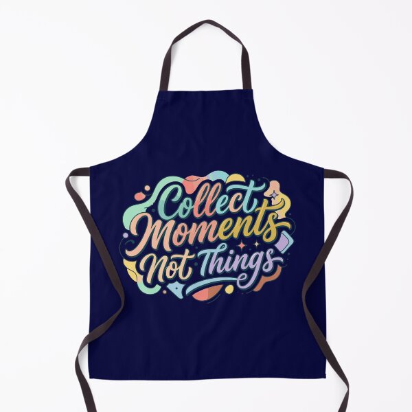 Item preview, Collect Moments Not Things – Retro Pastel Hand Lettered Quote designed and sold by Far Out Goods.