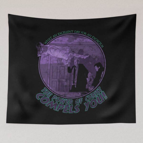 Item preview, The Power of Christ Compels You The Exorcist Distressed designed and sold by Power Up Prints.
