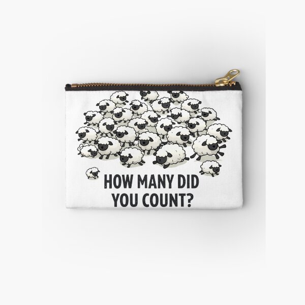 Item preview, Funny Sheep Counting Design designed and sold by Krisekk.