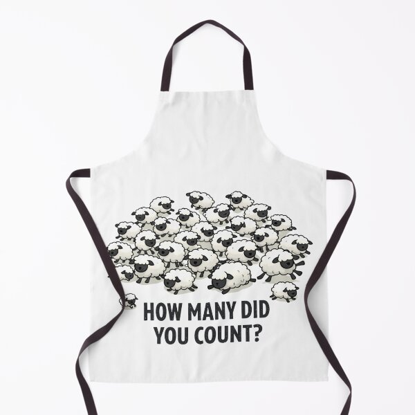Item preview, Funny Sheep Counting Design designed and sold by Krisekk.