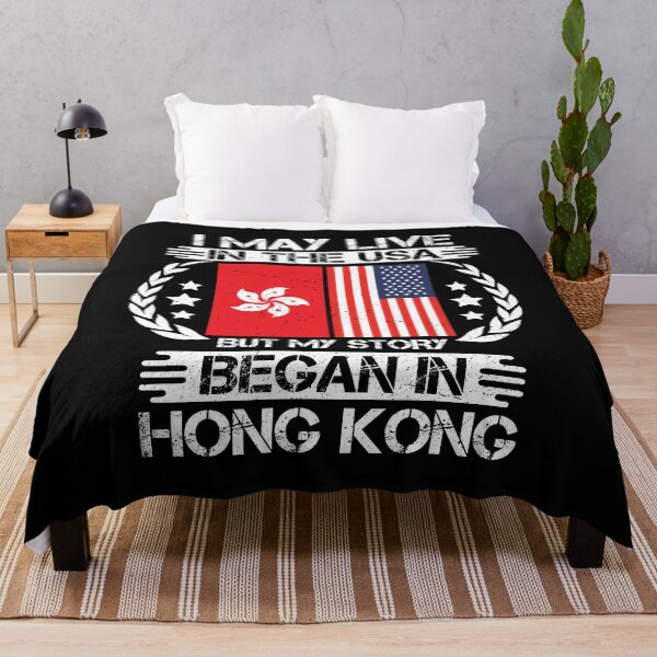 Item preview, I May Live In The USA But My Story Began In Hong Kong designed and sold by CosmoKitsch.