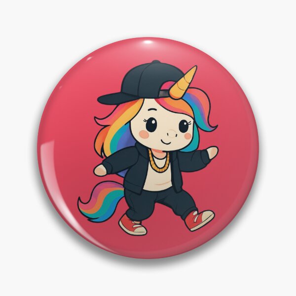 Item preview, Street Style Girly Rainbow Unicorn designed and sold by Animal Aura Studio.