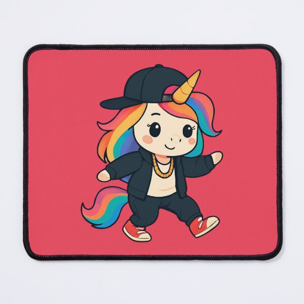 Item preview, Street Style Girly Rainbow Unicorn designed and sold by Animal Aura Studio.