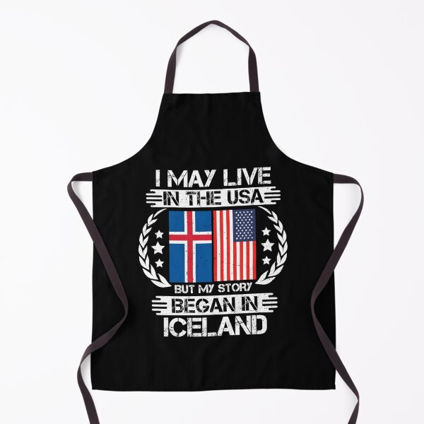 Item preview, I May Live In The USA But My Story Began In Iceland designed and sold by CosmoKitsch.