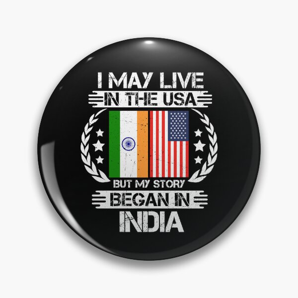 Item preview, I May Live In The USA But My Story Began In India  designed and sold by CosmoKitsch.