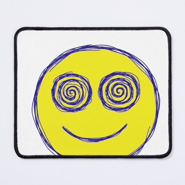 Item preview, Classic 90s Doodle Spiral Eyes Smiley designed and sold by crazygoose30.