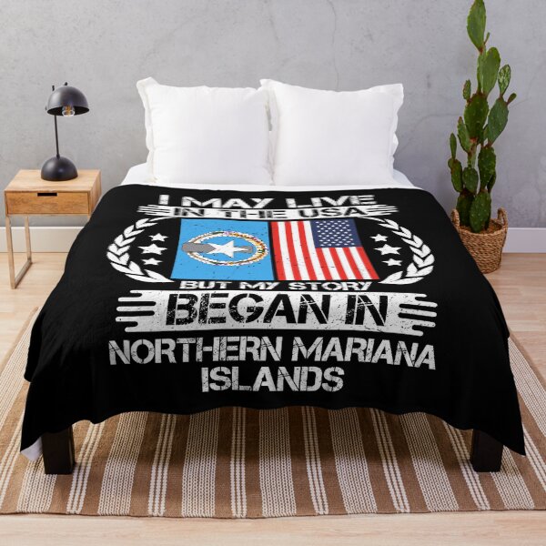 Item preview, I May Live In The USA But My Story Began In Northern Mariana Islands designed and sold by CosmoKitsch.