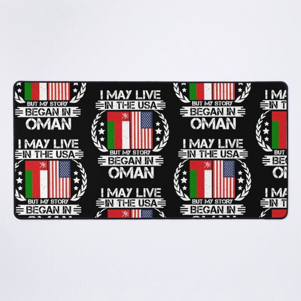 Item preview, I May Live In The USA But My Story Began In Oman  designed and sold by CosmoKitsch.