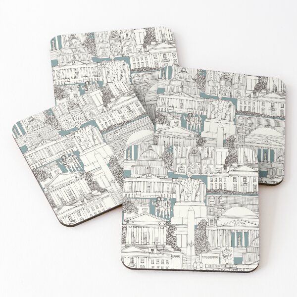 Item preview, Washington DC toile juniper designed and sold by scrummy.