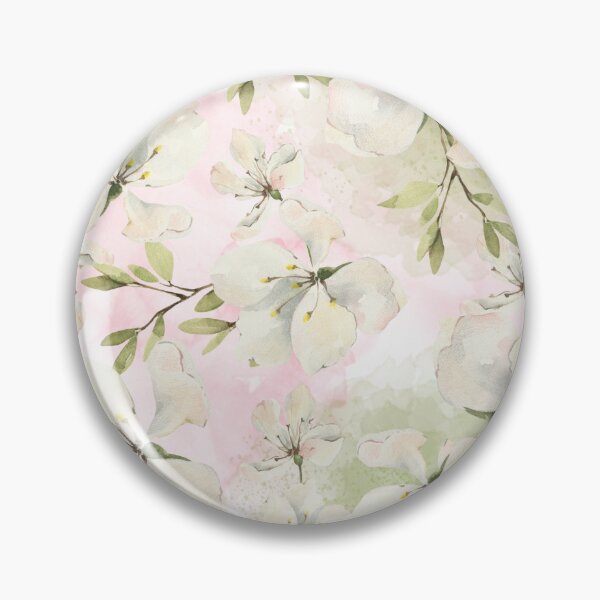 Item preview, Blossoms on watercolor background designed and sold by lchantellstudio.