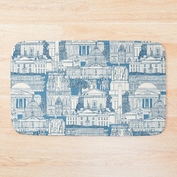 Item preview, Washington DC toile blue designed and sold by scrummy.