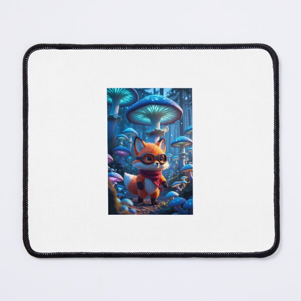 Item preview, Pip in glowing magical mushroom forest. designed and sold by pipworldstudio.