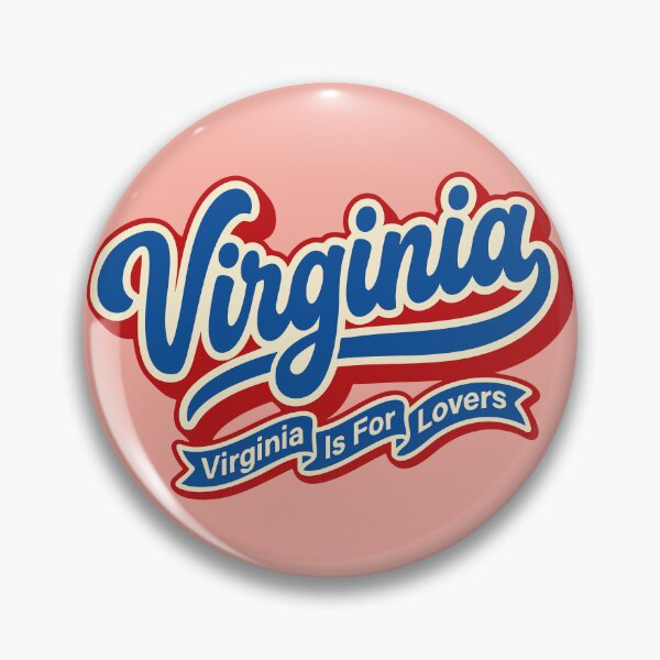 Item preview, Vintage Virginia Script - Retro State Pride designed and sold by Cozy-Old-Pub.