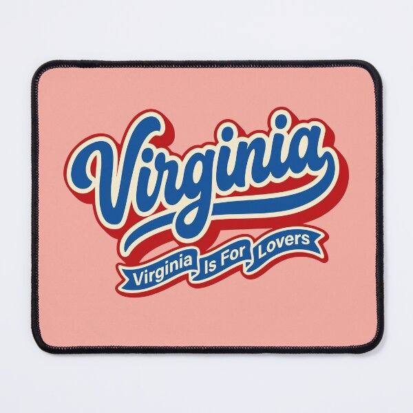 Item preview, Vintage Virginia Script - Retro State Pride designed and sold by Cozy-Old-Pub.