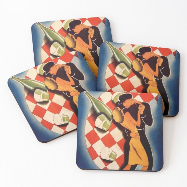 Item preview, Art Deco Illustration Romantic Dancing Couple for Vintage Art Lovers designed and sold by RickE.