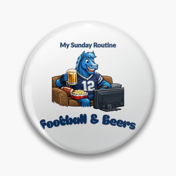 Item preview, Indianapolis Colts Sunday Routine Football and Beers Game Day T-Shirt designed and sold by ThatFootball12.