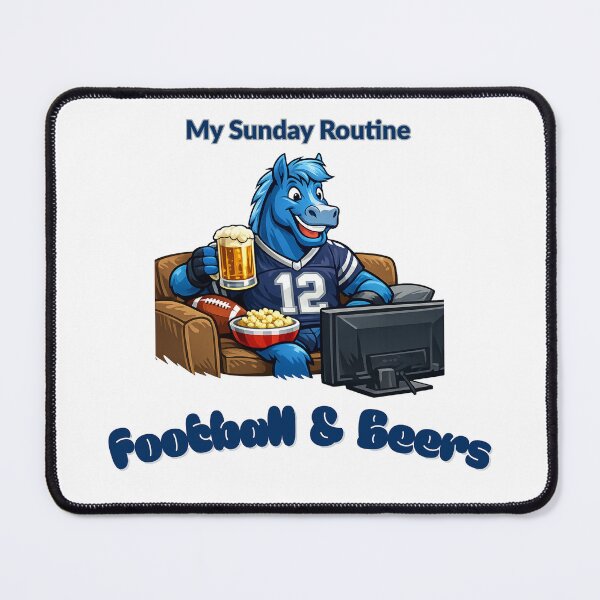 Item preview, Indianapolis Colts Sunday Routine Football and Beers Game Day T-Shirt designed and sold by ThatFootball12.