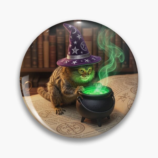 Item preview, Pygmy Marmoset Sorcerer Whips Up Potion designed and sold by Tridentulus.