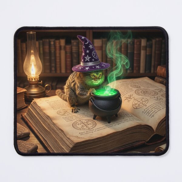 Item preview, Pygmy Marmoset Sorcerer Whips Up Potion designed and sold by Tridentulus.