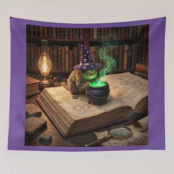 Item preview, Pygmy Marmoset Sorcerer Whips Up Potion designed and sold by Tridentulus.