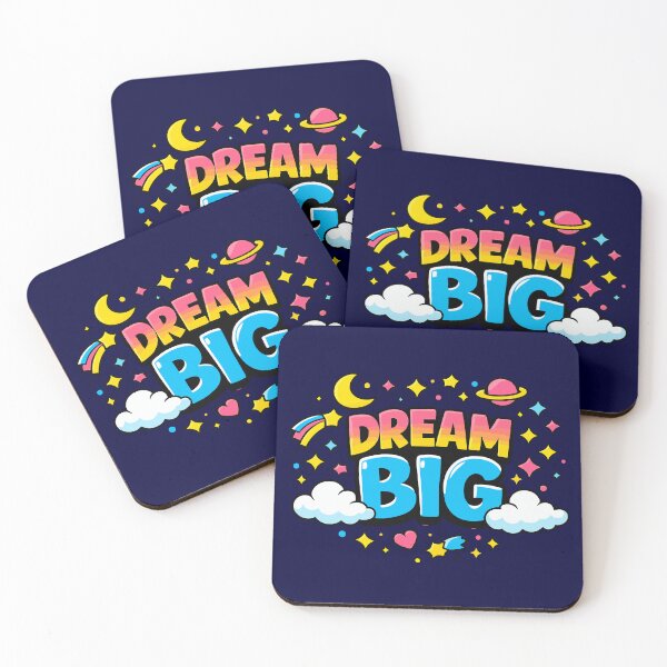 Item preview, Dream Big – Retro Cosmic Y2K Aesthetic Celestial Typography designed and sold by Far Out Goods.