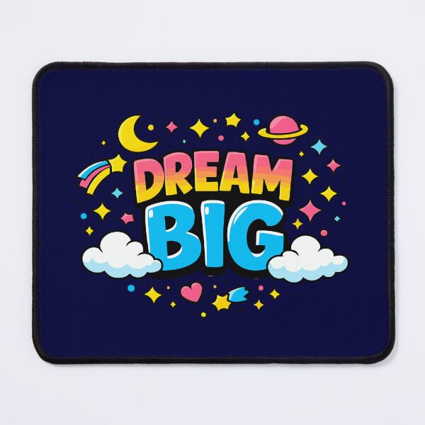 Item preview, Dream Big – Retro Cosmic Y2K Aesthetic Celestial Typography designed and sold by Far Out Goods.