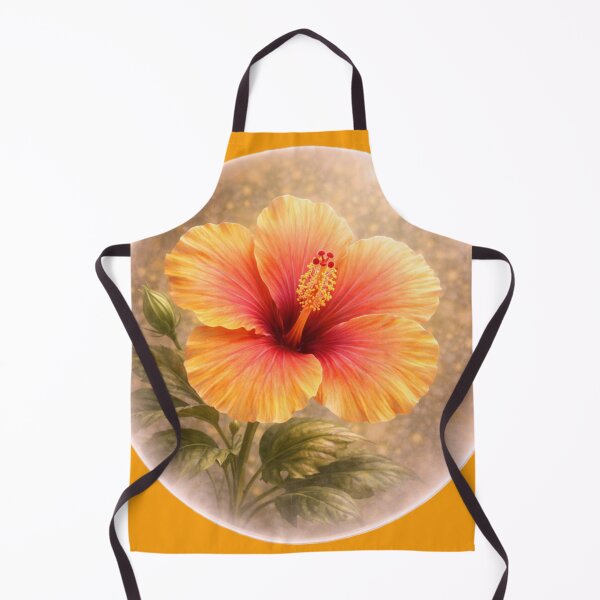 Item preview, Tropical Hibiscus Bloom – Radiant Floral Portrait designed and sold by TheJoyfulPen.