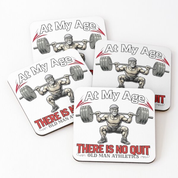Item preview, At My Age There Is No Quit designed and sold by Old Man Athletics.