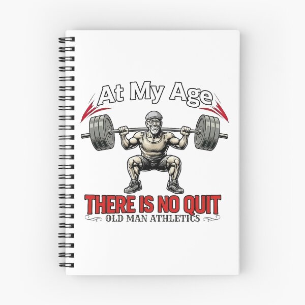 Item preview, At My Age There Is No Quit designed and sold by Old Man Athletics.