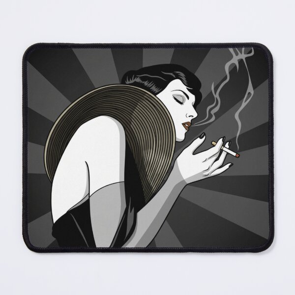 Item preview, Art Deco Illustration Smoking Flapper Woman for Vintage Glamour Art Lovers designed and sold by RickE.