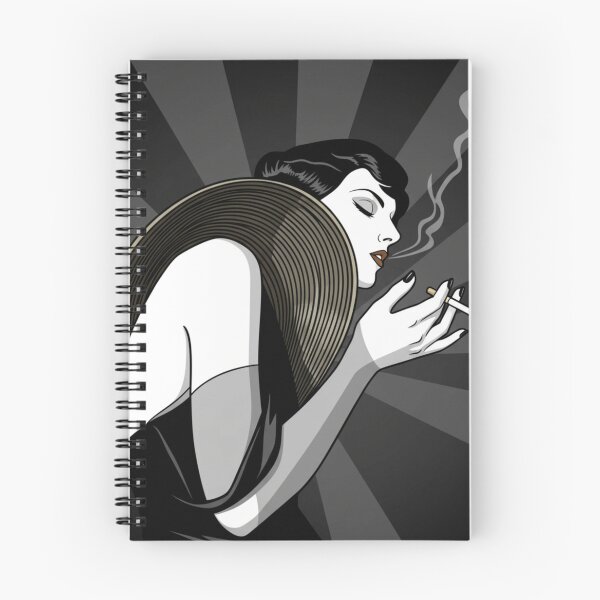 Item preview, Art Deco Illustration Smoking Flapper Woman for Vintage Glamour Art Lovers designed and sold by RickE.