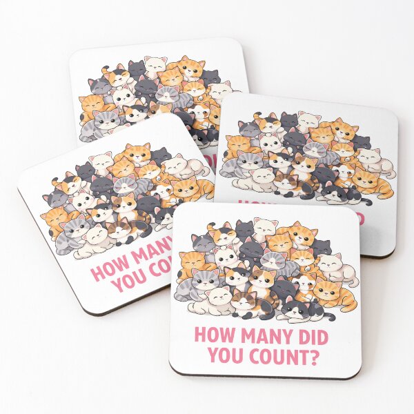 Item preview, How Many Cats Did You Count? – Cute Kitten Counting Design designed and sold by Krisekk.