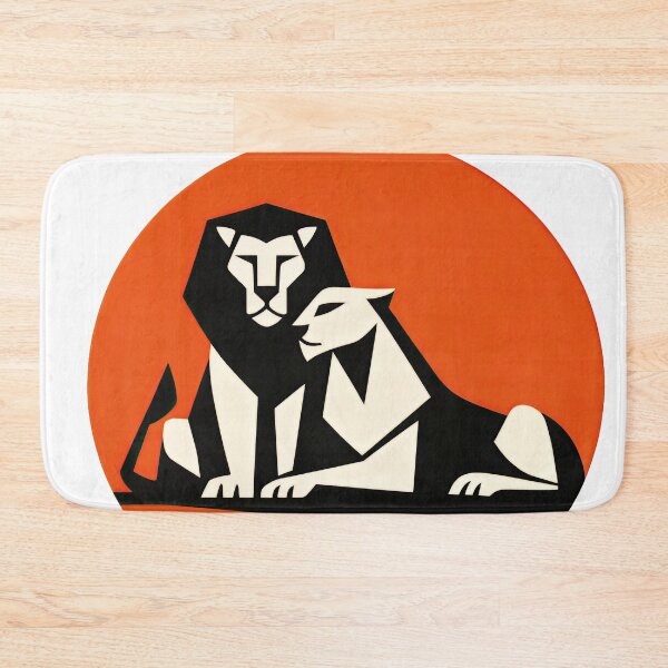 Item preview, Lion Pair – Strength in Unity designed and sold by ForeverPrintsOK.