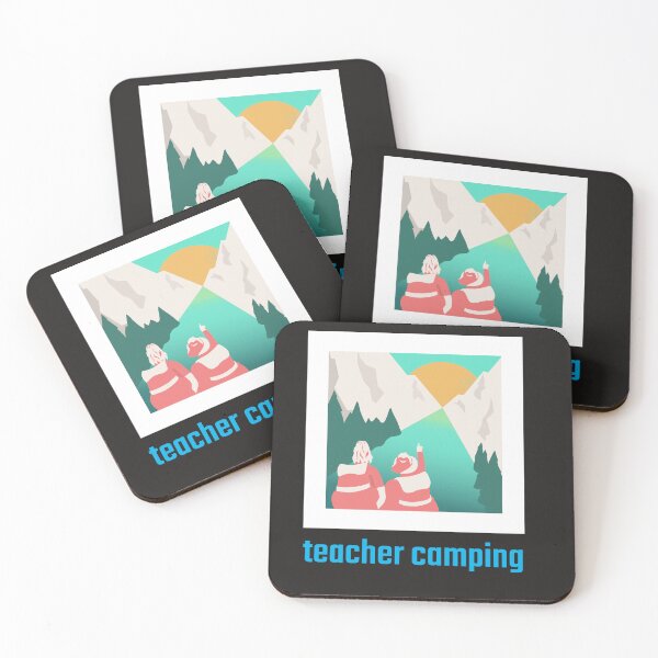 Item preview, teacher camping designed and sold by Vernisefrancois.