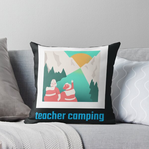 Item preview, teacher camping designed and sold by Vernisefrancois.